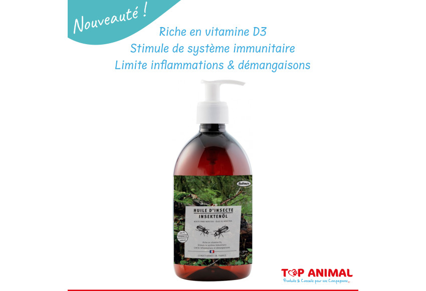 NOUVEAUTE : HUILE D'INSECTE BUBIMEX